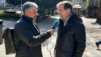 Javier Sierra en La Alameda de Santiago de Compostela