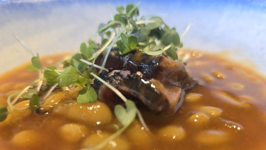 El plato de Juan Manuel Muñoz, chef de El Kiosko de la Alameda, en Brihuega