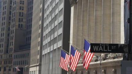 Archivo - Fachada de la Bolsa de Nueva York en Wall Street.