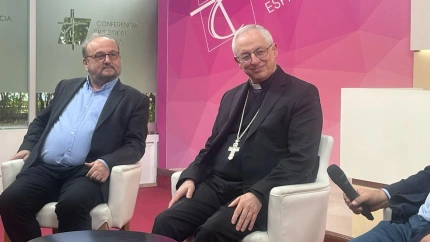Mons. Alfonso Carrasco, presidente de la Comisión Episcopal para la Educación y la Cultura y obispo de Lugo