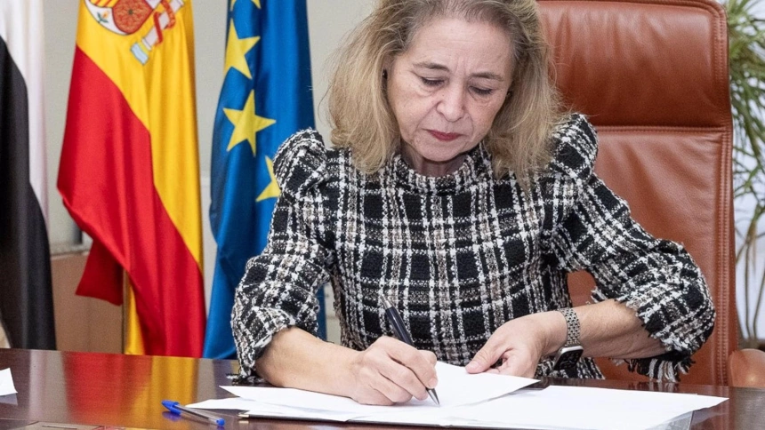 La consejera de Educación, Ciencia y Formación Profesional, María Mercedes Vaquera