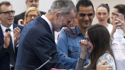 El Rey entrega del Premio Princesa de Girona Escuela del Año