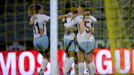 Gol de Claudia Pina (Portugal 1 - España 3