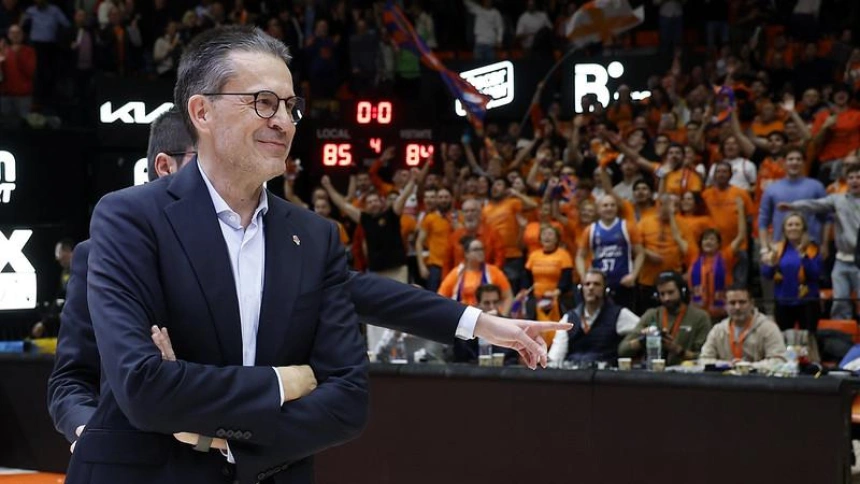 Pedro Martínez está contento en su nueva etapa en el Valencia Basket