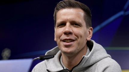 Szczesny, en rueda de prensa