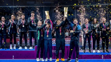 Ganadores del Premier Padel Finals de Barcelona.