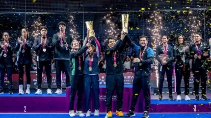 Ganadores del Premier Padel Finals de Barcelona.