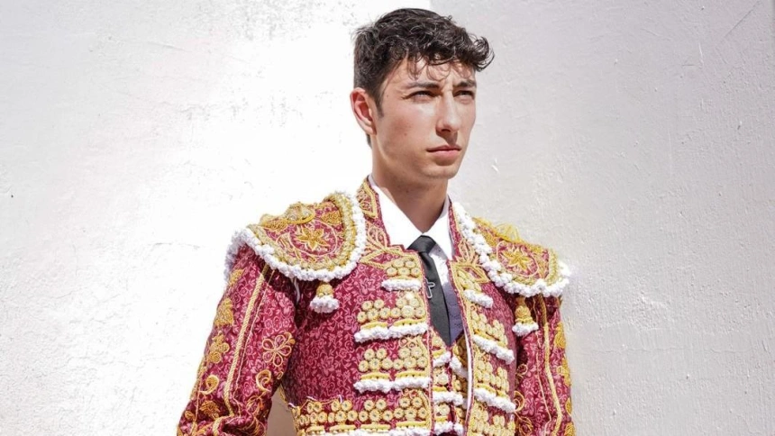 El novillero Pedro Andrés