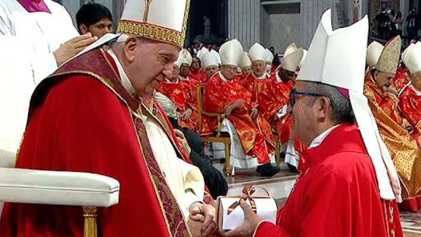 Luis Arguello y el Papa