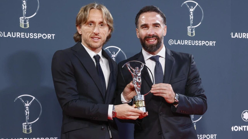 Modric y Carvajal, con el Premio Laureus