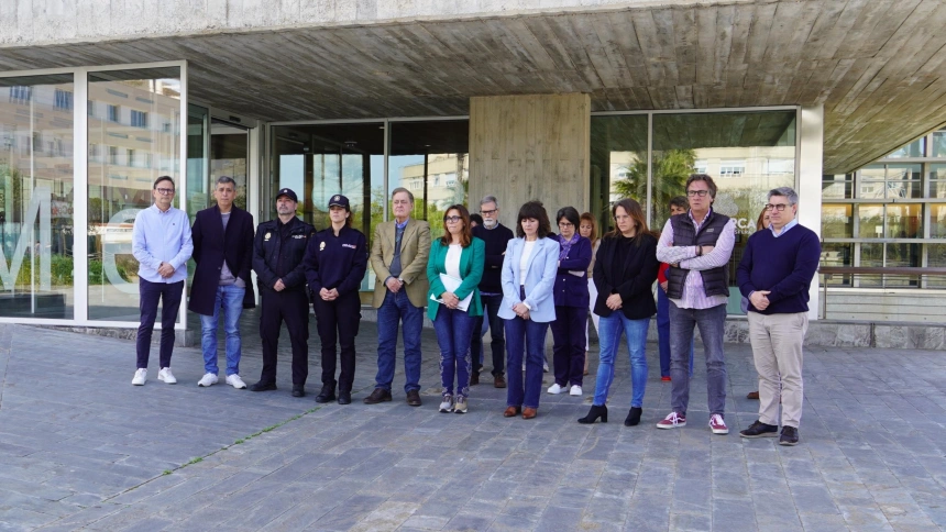 minuto de silencio por la muerte del papa Francisco