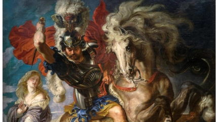 San Jorge y el dragón, cuadro de Pedro Pablo Rubens