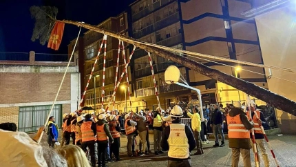 Capiscol revive la tradición celta de la Pingada del Mayo
