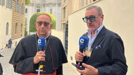 Juan José Omella con Carlos Herrera