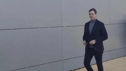 David Sánchez llega a los juzgados sin esquivar a las cámaras