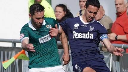 Imagen del último duelo en O Vao entre Coruxo y Marino