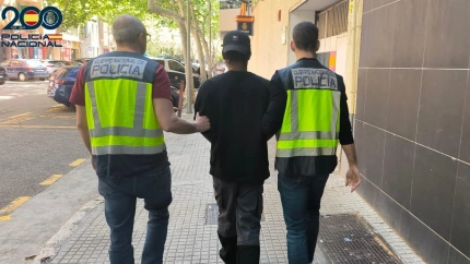 Imagen de uno de los detenidos