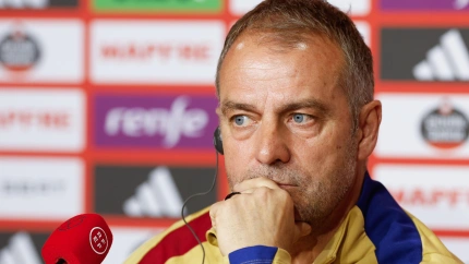 Flick, en la rueda de prensa previa a la final de Copa del Rey contra el Real Madrid