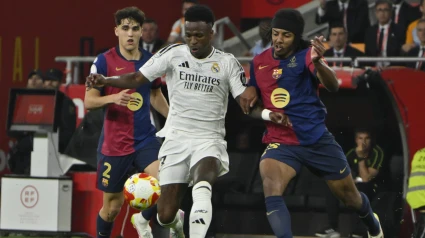Imagen de la final de la Copa del Rey entre el Barcelona y el Real Madrid