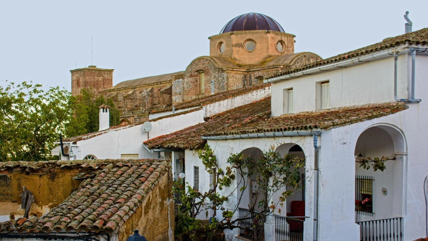 Vista panorámica de Castaño de Robledo, en la provincia de Huelva