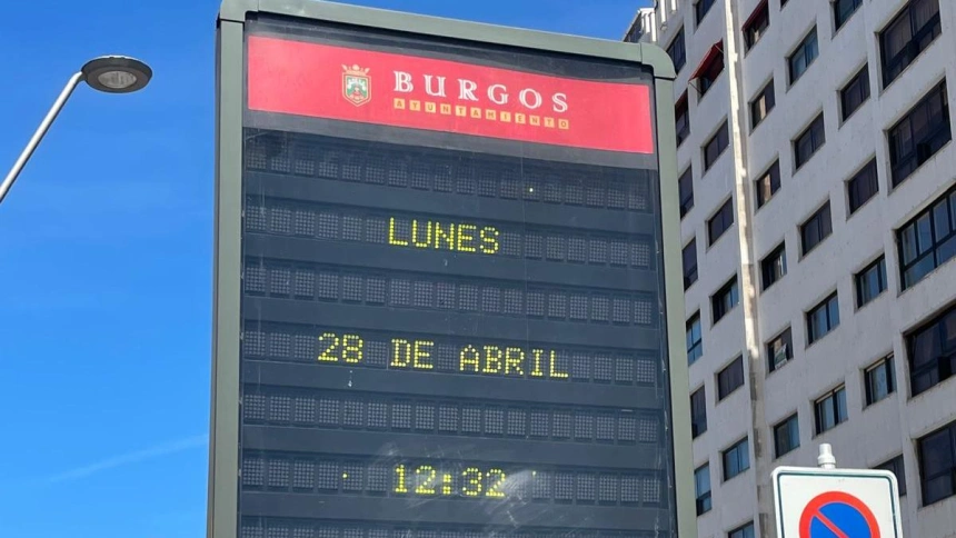 Hora del apagón en Burgos