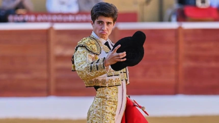 Martín Morilla durante su actuación en Cortegana