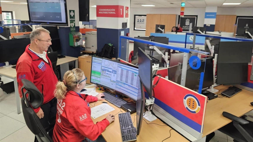 Carlos García, responsable de la unidad de Tecnología del 112 Canarias