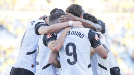 Gol de Hugo Duro (Las Palmas, 0 - Valencia, 1)