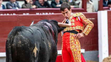 Ismael Martín, durante su última actuación en Las Ventas la temporada pasada