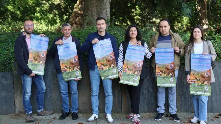 O deputado provincial Pablo Rivera participou na presentación da V Feira de Defensa do Gandeiro de Montaña