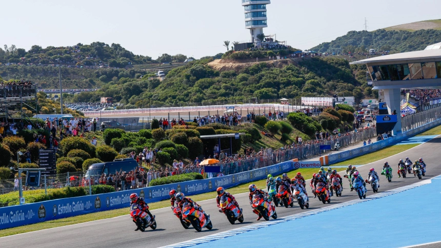 Salida de una carrera n el Gran Premio de España