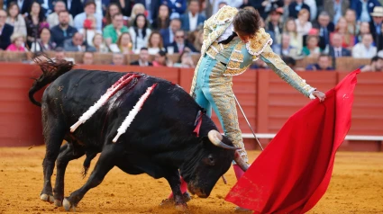 Sevilla, miércoles 7 de mayo de 2025. Roca Rey corta dos orejas