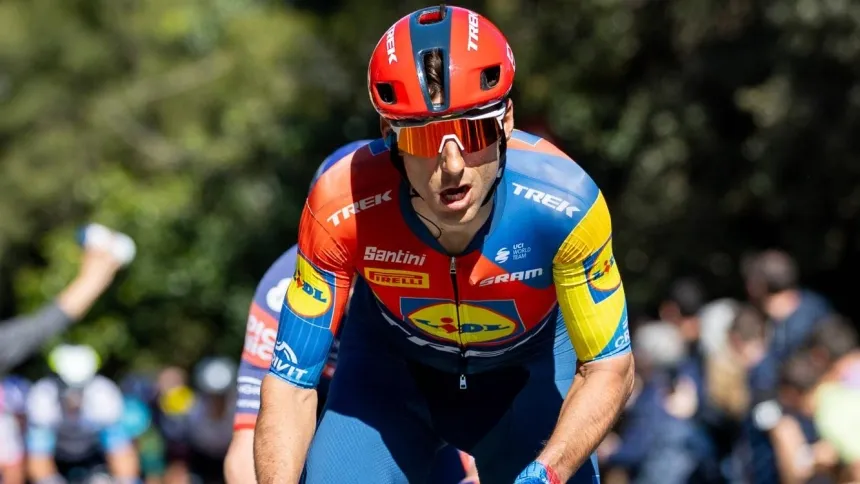 Carlos Verona durante una etapa de la Volta a Catalunya