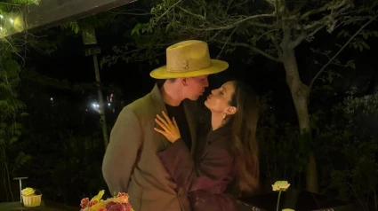 Wojciech 'Tek' Szczesny y su esposa Marina Łuczenko