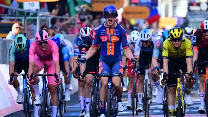 Casper van Uden se lleva la victoria en Lecce