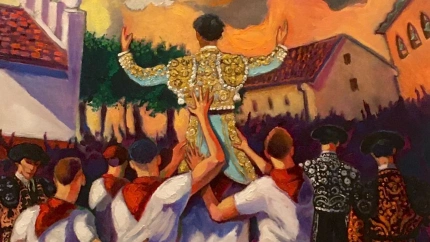 Detalle de la obra de Jorge Urízar que ilustrará la Feria de Azpeitia