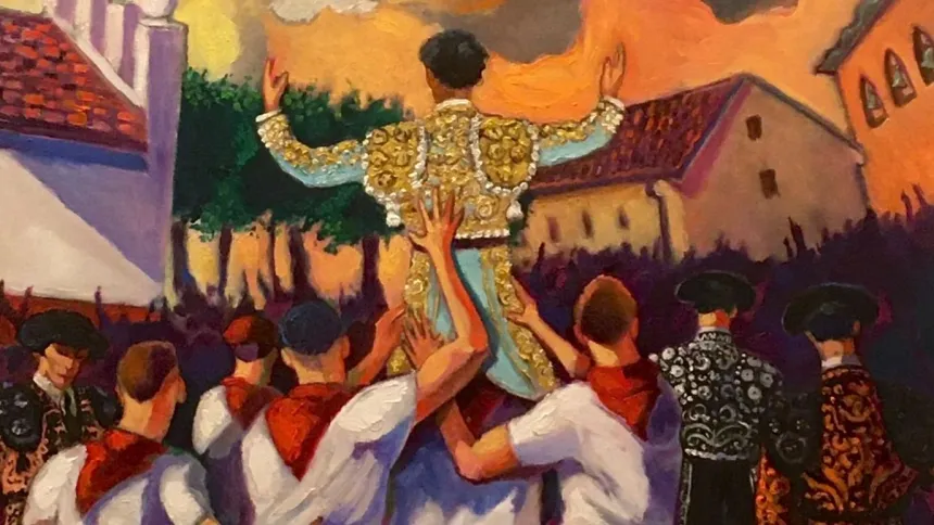 Detalle de la obra de Jorge Urízar que ilustrará la Feria de Azpeitia