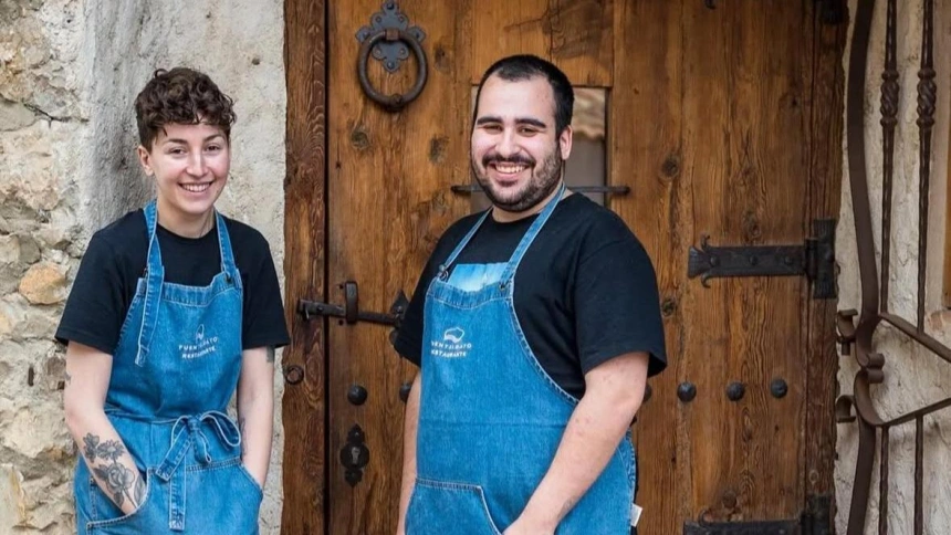 Los dueños de Fuentelgato, en un pequeño pueblo de Cuenca