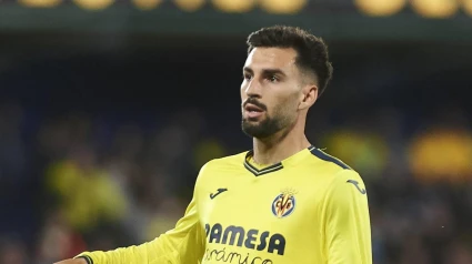 Alex Baena durante un partido del Villarreal