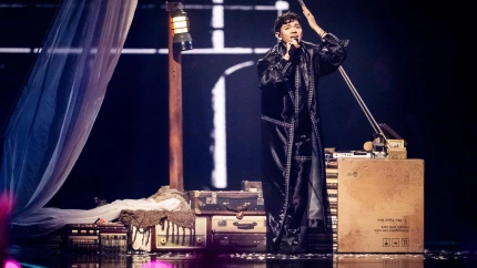 BASEL (Switzerland), 17/05/2025.- Austria's JJ performs the song "Wasted Love" during the grand final of the 69th Eurovision Song Contest (ESC) in Basel, Switzerland, 17 May 2025. (Suiza, Basilea) EFE/EPA/GEORGIOS KEFALAS