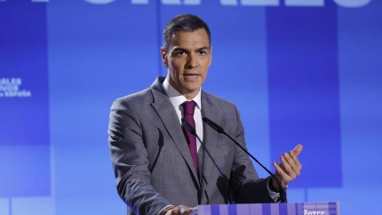 El presidente del Gobierno, Pedro Sánchez interviene en la clausura de la presentación del informe de la Fundación COTEC