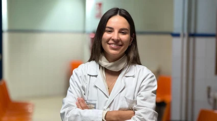 María Pumar, residente de cuarto curso en Galicia