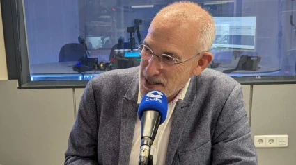Sindo Guinarte en los estudios de COPE Santiago