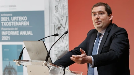 Imagen de archivo del economista jefe del Bando de España, Ángel Gavilán, que acaba de dimitir