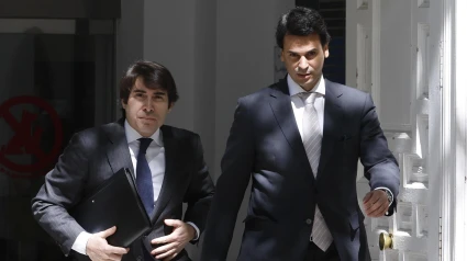 Alberto González Amador, pareja de la presidenta de la Comunidad de Madrid, a la salida del Tribunal Supremo