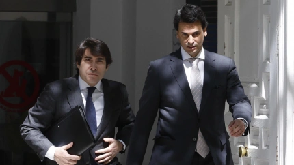 Alberto González Amador, pareja de la presidenta de la Comunidad de Madrid, a la salida del Tribunal Supremo