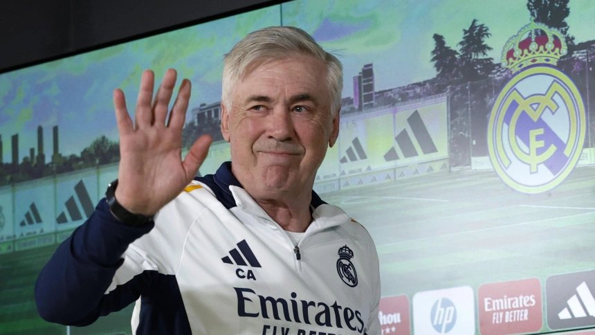 Última rueda de prensa de Ancelotti ante de un partido con el Real Madrid.