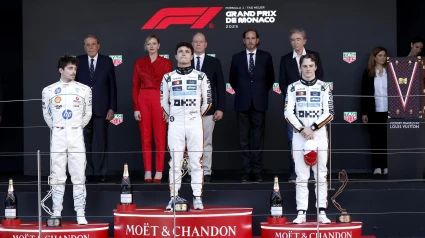 Norris, Piastro y Verstappen, en el podium del GP de Mónaco