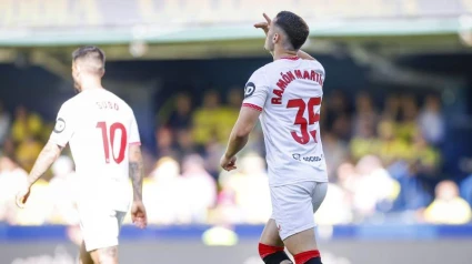 Ramón Martínez metió el segundo gol del Sevilla ante el Villarreal