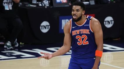Karl-Anthony Towns, durante el encuentro ante Indiana